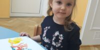 Prace plastyczne „Gąsieniczki” w grupie fundacyjnej
